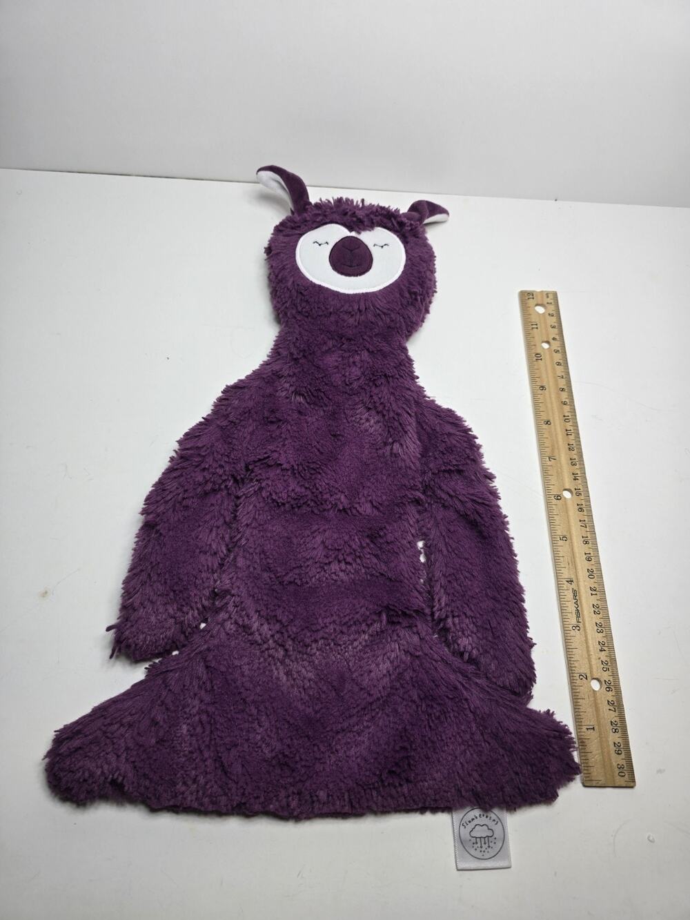 Slumberkins Alpaca Berry Plush Silken Snuggler Baby Lovey Security Blanket Flat